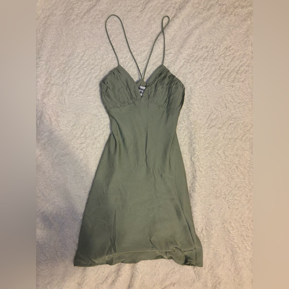 Sage Princess Polly Dress